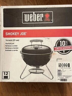 Gerry Weber Smokey Joe Charcoal Grill - Black